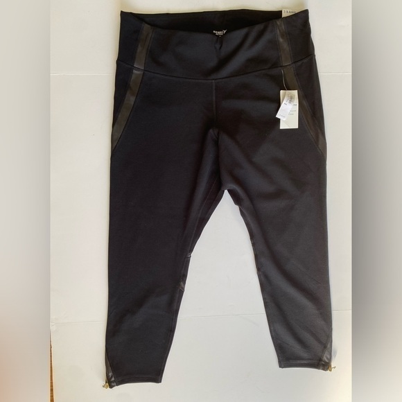 🆕 Old Navy High-Rise 7/8-Length Ponte-Knit Ankle-Zip Street Leggings XXL - Picture 3 of 16